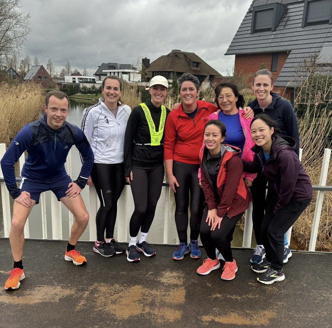Groep na een gezamenlijke training